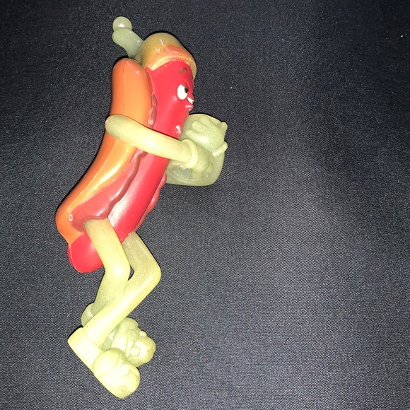Vintage Wienerschnitzel Glow in the Dark Hot Dog Restaurant Antenna Topper - Picture 2 of 8